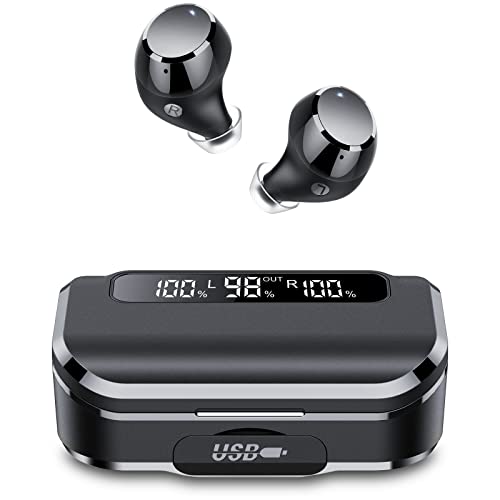 Bluetooth Kopfhörer, Kopfhörer Kabellos Bluetooth 5.3 mit 4 ENC Noise Cancelling Mic, 2024 In Ear Kopfhörer Bluetooth 128H Tiefer Bass,IP7 Wasserdichte Kopfhörer Sport, LED-Anzeige Ohrhörer USB-C Bluetooth Kopfhörer, Kopfhörer Kabellos Bluetooth 5.3 mit 4 ENC Noise Cancelling Mic, 2024 In Ear Kopfhörer Bluetooth 128H Tiefer Bass,IP7 Wasserdichte Kopfhörer Sport, LED-Anzeige Ohrhörer USB-C von Lekaby