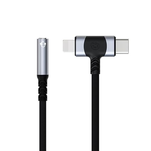 Leloco 2-IN-1 USB C+Lightning Klinke Adapter Leloco 2-IN-1 USB C+Lightning Klinke Adapter von Leloco