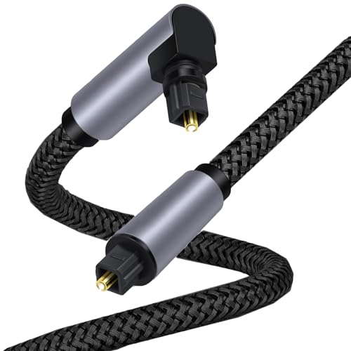 Leloco Optisches Audiokabel 1M 90°, 360 Grad Rotieren Optical Audio Cable, Optisches Kabel, Toslink Kabel Kompatibel mit TV, PS4, Xbox, Heimkino, Verstärker usw Leloco Optisches Audiokabel 1M 90°, 360 Grad Rotieren Optical Audio Cable, Optisches Kabel, Toslink Kabel Kompatibel mit TV, PS4, Xbox, Heimkino, Verstärker usw von Leloco