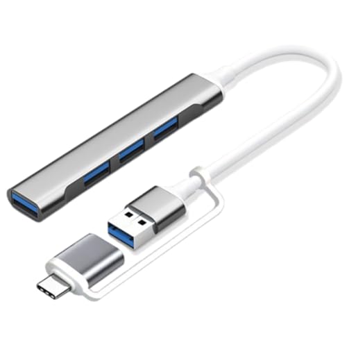 Leloco USB Hub 3.0, 4-Port Verteiler,Mit USB3.0- und USB-C-Schnittstelle, USB Mehrfachstecker, Splitter für MacBook, PC, Laptop,Tastatur, Mobile HDD, Handy, Maus und mehr Leloco USB Hub 3.0, 4-Port Verteiler,Mit USB3.0- und USB-C-Schnittstelle, USB Mehrfachstecker, Splitter für MacBook, PC, Laptop,Tastatur, Mobile HDD, Handy, Maus und mehr von Leloco