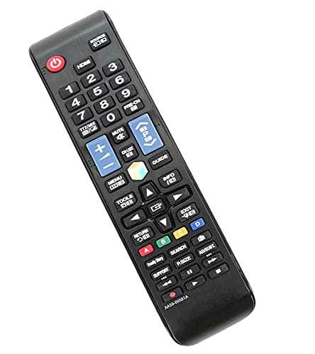 Ersatz-Fernbedienung AA59–00581A für Samsung TV, kompatibel mit Smart 3D-LCD-LED-Fernseher von Lelukee