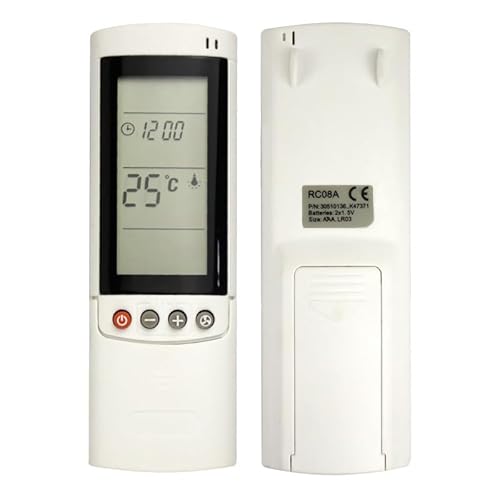 Ersatzfernbedienung für Airwell Klimagerät RC08A,Fernbedienung für Airwell-Klimagerät/Klimaanlage, Wärmepumpe, Inverter-Gerät Ersatzfernbedienung für Airwell Klimagerät RC08A,Fernbedienung für Airwell-Klimagerät/Klimaanlage, Wärmepumpe, Inverter-Gerät von Lelukee