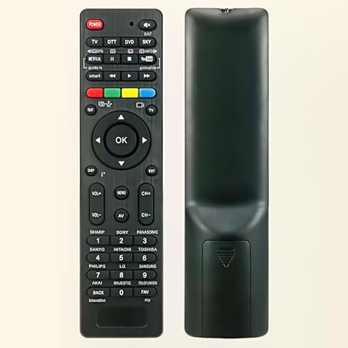 Universal Fernbedienung für TV DVD Player Set-Top Box TV DTT DVD Sky 4 in 1 Universal Fernbedienung Easy Setup Universal Fernbedienung für TV DVD Player Set-Top Box TV DTT DVD Sky 4 in 1 Universal Fernbedienung Easy Setup von Lelukee