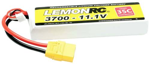 LemonRC Modellbau-Akkupack (LiPo) 11.1V 3700 mAh Zellen-Zahl: 3 35 C Softcase XT90 von LemonRC