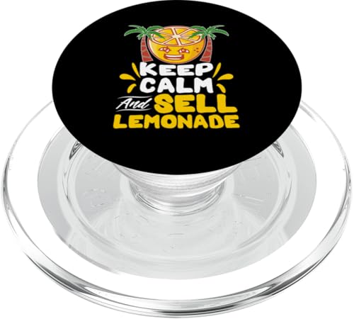 Bleib ruhig und verkaufe Limonade PopSockets PopGrip für MagSafe von Lemonade Stand Boss Design Ideas for Kids