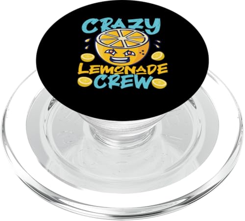 Crazy Lemonade Crew für Limonadenunternehmer PopSockets PopGrip für MagSafe Crazy Lemonade Crew für Limonadenunternehmer PopSockets PopGrip für MagSafe von Lemonade Stand Boss Design Ideas for Kids