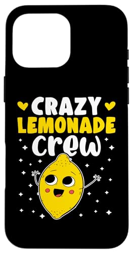 Crazy Lemonade Crew für Ständer Hülle für iPhone 16 Pro Max Crazy Lemonade Crew für Ständer Hülle für iPhone 16 Pro Max von Lemonade Stand Boss Design Ideas for Kids