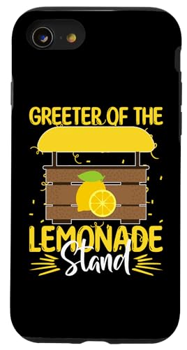 Greeter Of The Lemonade Ständer Hülle für iPhone SE (2020) / 7 / 8 von Lemonade Stand Boss Design Ideas for Kids