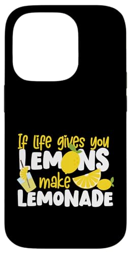 If Life Gives You Lemons Make Limonade Mädchen und Jungen Hülle für iPhone 14 Pro von Lemonade Stand Boss Design Ideas for Kids