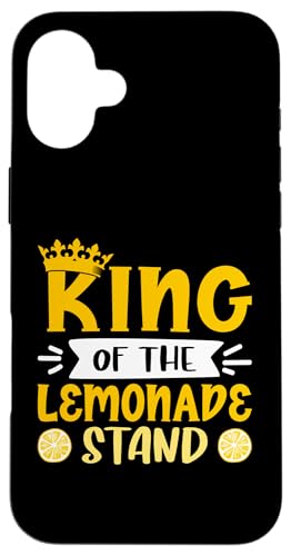King Of The Lemonade Ständer für Jungen Hülle für iPhone 16 Plus King Of The Lemonade Ständer für Jungen Hülle für iPhone 16 Plus von Lemonade Stand Boss Design Ideas for Kids