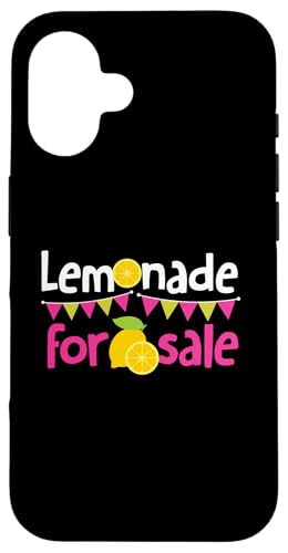 Lemonade For Sale Limonade Ständer Design für Mädchen Hülle für iPhone 16 Lemonade For Sale Limonade Ständer Design für Mädchen Hülle für iPhone 16 von Lemonade Stand Boss Design Ideas for Kids