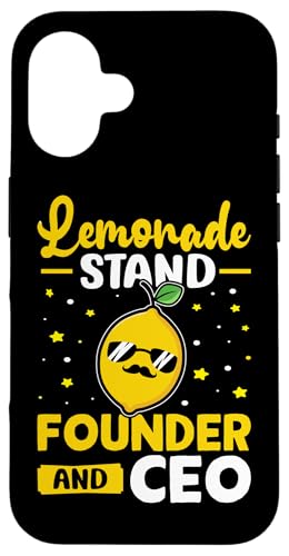 Limonadenständer - Gründer und CEO Hülle für iPhone 16 Limonadenständer - Gründer und CEO Hülle für iPhone 16 von Lemonade Stand Boss Design Ideas for Kids