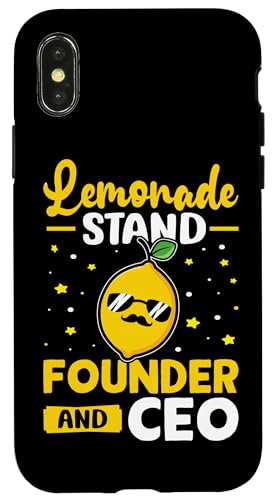 Limonadenständer - Gründer und CEO Hülle für iPhone X/XS Limonadenständer - Gründer und CEO Hülle für iPhone X/XS von Lemonade Stand Boss Design Ideas for Kids