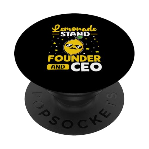 Limonadenständer - Gründer und CEO PopSockets Klebender PopGrip Limonadenständer - Gründer und CEO PopSockets Klebender PopGrip von Lemonade Stand Boss Design Ideas for Kids