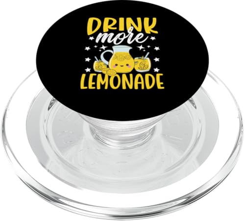 Limonadenständer: Drink More Limonade PopSockets PopGrip für MagSafe Limonadenständer: Drink More Limonade PopSockets PopGrip für MagSafe von Lemonade Stand Boss Design Ideas for Kids