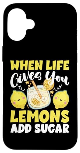Limonadenständer: When Life Gives You Lemons – Zucker hinzufügen Hülle für iPhone 16 Plus Limonadenständer: When Life Gives You Lemons – Zucker hinzufügen Hülle für iPhone 16 Plus von Lemonade Stand Boss Design Ideas for Kids