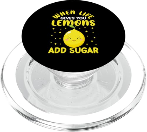 Limonadenständer: When Life Gives You Lemons – Zucker hinzufügen PopSockets PopGrip für MagSafe Limonadenständer: When Life Gives You Lemons – Zucker hinzufügen PopSockets PopGrip für MagSafe von Lemonade Stand Boss Design Ideas for Kids