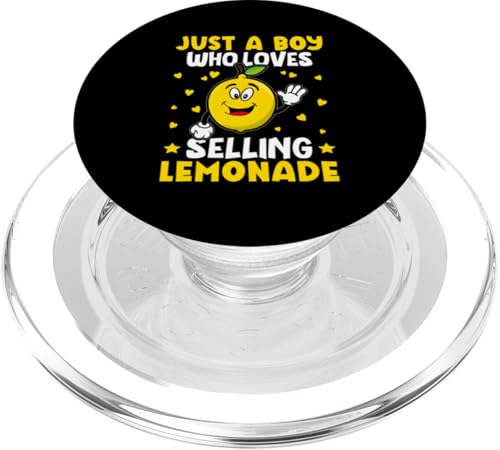 Nur ein Junge, der es liebt, Limonade zu verkaufen PopSockets PopGrip für MagSafe Nur ein Junge, der es liebt, Limonade zu verkaufen PopSockets PopGrip für MagSafe von Lemonade Stand Boss Design Ideas for Kids