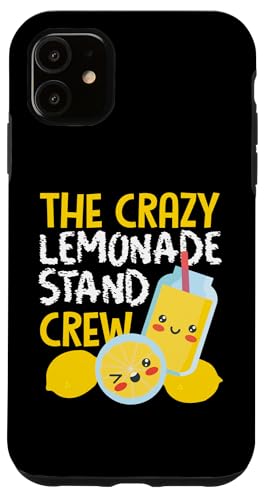 The Crazy Lemonade Stand Crew Hülle für iPhone 11 The Crazy Lemonade Stand Crew Hülle für iPhone 11 von Lemonade Stand Boss Design Ideas for Kids