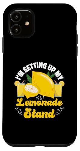 Aufstellbarer Ständer für Mädchen und Jungen Hülle für iPhone 11 von Lemonade Stand Designs For Fresh Lemon Juice Lover