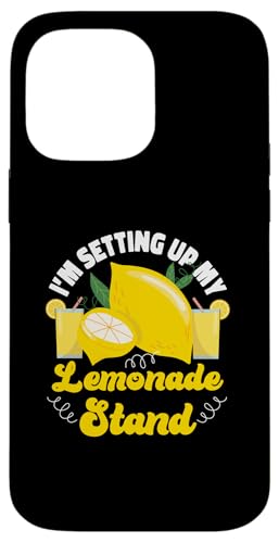 Aufstellbarer Ständer für Mädchen und Jungen Hülle für iPhone 14 Pro Max von Lemonade Stand Designs For Fresh Lemon Juice Lover