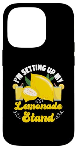 Aufstellbarer Ständer für Mädchen und Jungen Hülle für iPhone 14 Pro von Lemonade Stand Designs For Fresh Lemon Juice Lover