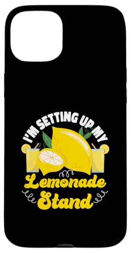 Aufstellbarer Ständer für Mädchen und Jungen Hülle für iPhone 15 Plus von Lemonade Stand Designs For Fresh Lemon Juice Lover