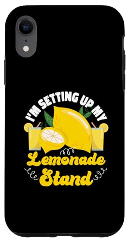 Aufstellbarer Ständer für Mädchen und Jungen Hülle für iPhone XR von Lemonade Stand Designs For Fresh Lemon Juice Lover
