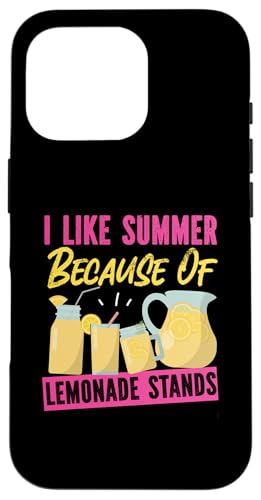 I Like Summer Because Of Limonade Stands Hülle für iPhone 16 Pro I Like Summer Because Of Limonade Stands Hülle für iPhone 16 Pro von Lemonade Stand Designs For Fresh Lemon Juice Lover