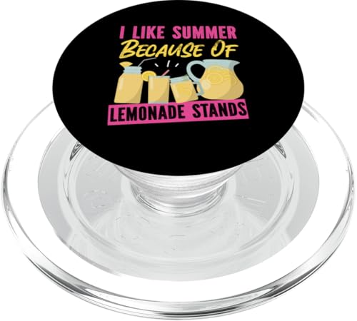 I Like Summer Because Of Limonade Stands PopSockets PopGrip für MagSafe I Like Summer Because Of Limonade Stands PopSockets PopGrip für MagSafe von Lemonade Stand Designs For Fresh Lemon Juice Lover