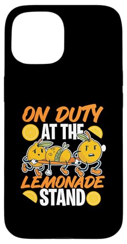 Im Dienst am Limonadenstand Hülle für iPhone 15 von Lemonade Stand Designs For Fresh Lemon Juice Lover