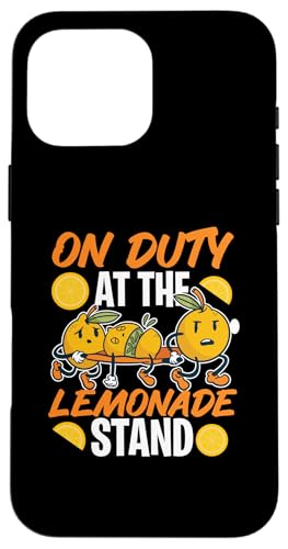 Im Dienst am Limonadenstand Hülle für iPhone 16 Pro Max von Lemonade Stand Designs For Fresh Lemon Juice Lover