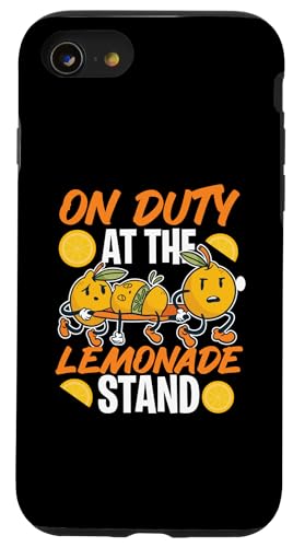 Im Dienst am Limonadenstand Hülle für iPhone SE (2020) / 7 / 8 von Lemonade Stand Designs For Fresh Lemon Juice Lover