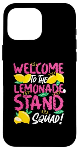 Limonade Stand Squad für Limonadenständer Boss Hülle für iPhone 16 Pro Max Limonade Stand Squad für Limonadenständer Boss Hülle für iPhone 16 Pro Max von Lemonade Stand Designs For Fresh Lemon Juice Lover