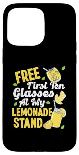 Limonadenständer für Unternehmer Hülle für iPhone 15 Pro Max von Lemonade Stand Designs For Fresh Lemon Juice Lover