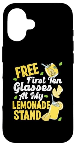 Limonadenständer für Unternehmer Hülle für iPhone 16 von Lemonade Stand Designs For Fresh Lemon Juice Lover