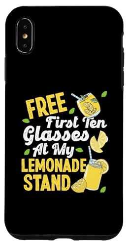 Limonadenständer für Unternehmer Hülle für iPhone XS Max von Lemonade Stand Designs For Fresh Lemon Juice Lover