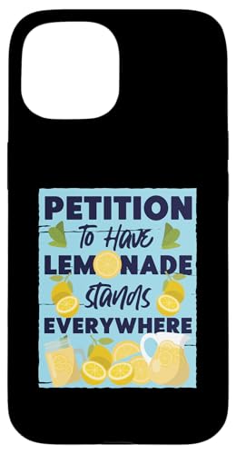 Limonadenständer für Zitronensaft-Liebhaber Hülle für iPhone 15 von Lemonade Stand Designs For Fresh Lemon Juice Lover