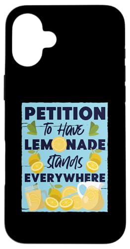 Limonadenständer für Zitronensaft-Liebhaber Hülle für iPhone 16 Plus von Lemonade Stand Designs For Fresh Lemon Juice Lover