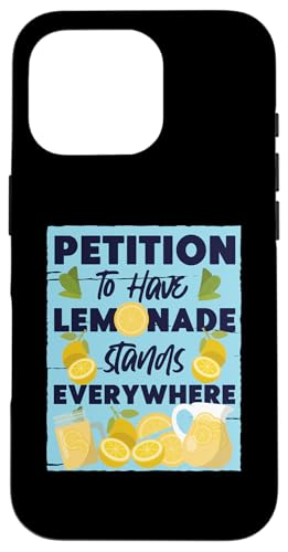 Limonadenständer für Zitronensaft-Liebhaber Hülle für iPhone 16 Pro von Lemonade Stand Designs For Fresh Lemon Juice Lover