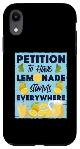 Limonadenständer für Zitronensaft-Liebhaber Hülle für iPhone XR von Lemonade Stand Designs For Fresh Lemon Juice Lover