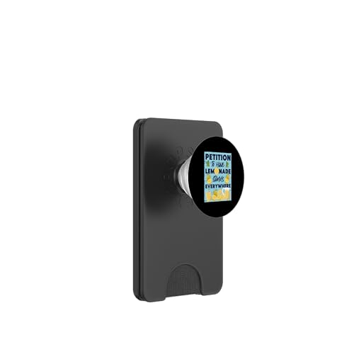 Limonadenständer für Zitronensaft-Liebhaber PopSockets PopWallet für MagSafe von Lemonade Stand Designs For Fresh Lemon Juice Lover