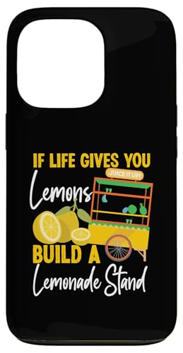 Wenn das Leben dir Zitronen gibt, baue einen Limonadenstand Hülle für iPhone 13 Pro von Lemonade Stand Designs For Fresh Lemon Juice Lover