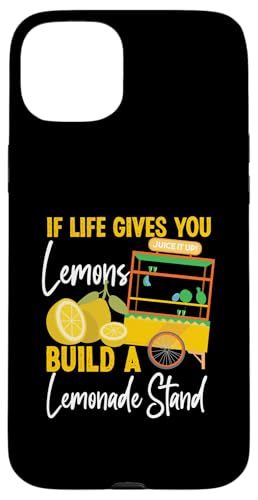 Wenn das Leben dir Zitronen gibt, baue einen Limonadenstand Hülle für iPhone 15 Plus von Lemonade Stand Designs For Fresh Lemon Juice Lover
