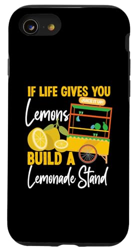 Wenn das Leben dir Zitronen gibt, baue einen Limonadenstand Hülle für iPhone SE (2020) / 7 / 8 von Lemonade Stand Designs For Fresh Lemon Juice Lover