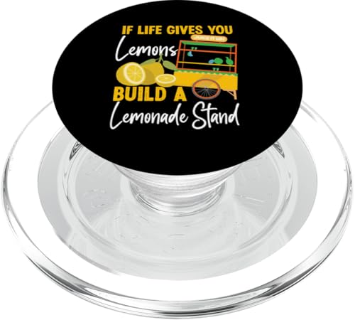Wenn das Leben dir Zitronen gibt, baue einen Limonadenstand PopSockets PopGrip für MagSafe von Lemonade Stand Designs For Fresh Lemon Juice Lover
