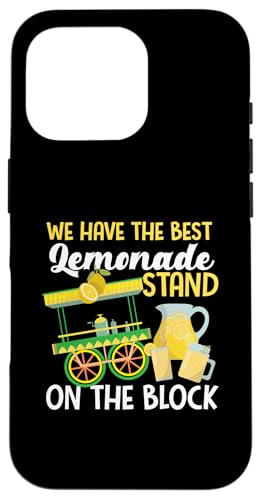 Wir haben den besten Limonadenständer auf dem Block Hülle für iPhone 16 Pro von Lemonade Stand Designs For Fresh Lemon Juice Lover