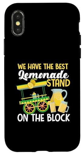 Wir haben den besten Limonadenständer auf dem Block Hülle für iPhone X/XS von Lemonade Stand Designs For Fresh Lemon Juice Lover
