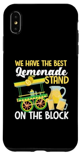 Wir haben den besten Limonadenständer auf dem Block Hülle für iPhone XS Max von Lemonade Stand Designs For Fresh Lemon Juice Lover