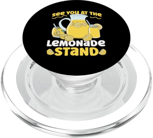 Wir sehen uns am Limonadenständer Design für Zitronenunternehmer PopSockets PopGrip für MagSafe Wir sehen uns am Limonadenständer Design für Zitronenunternehmer PopSockets PopGrip für MagSafe von Lemonade Stand Designs For Fresh Lemon Juice Lover